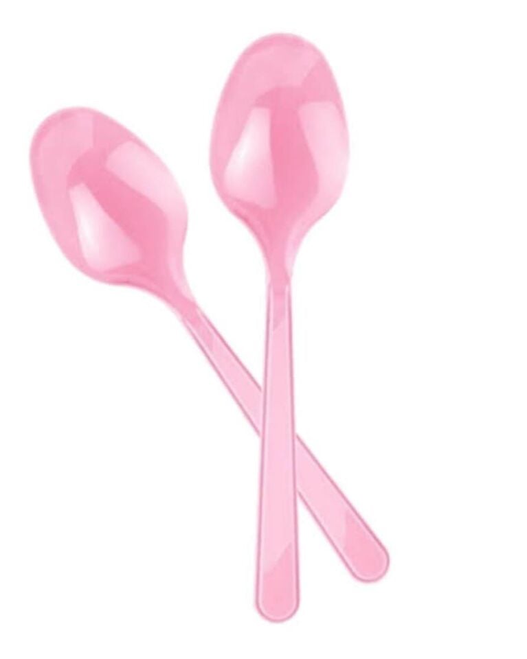 KAŞIK RENKLİ 25'Lİ PEMBE