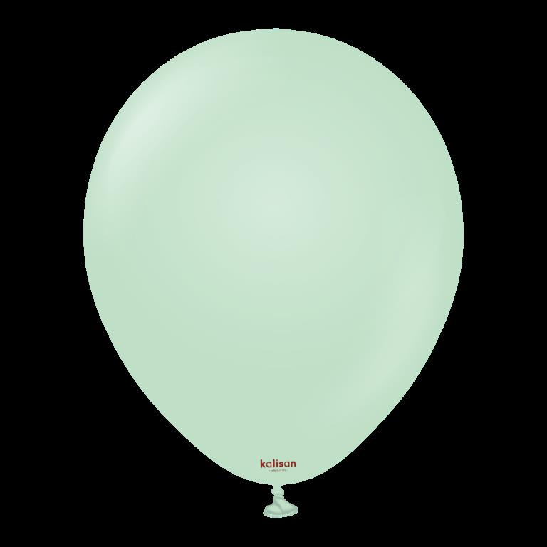 BALON 12'' DÜZ RENK A.YEŞİL 5 Lİ KALİSAN