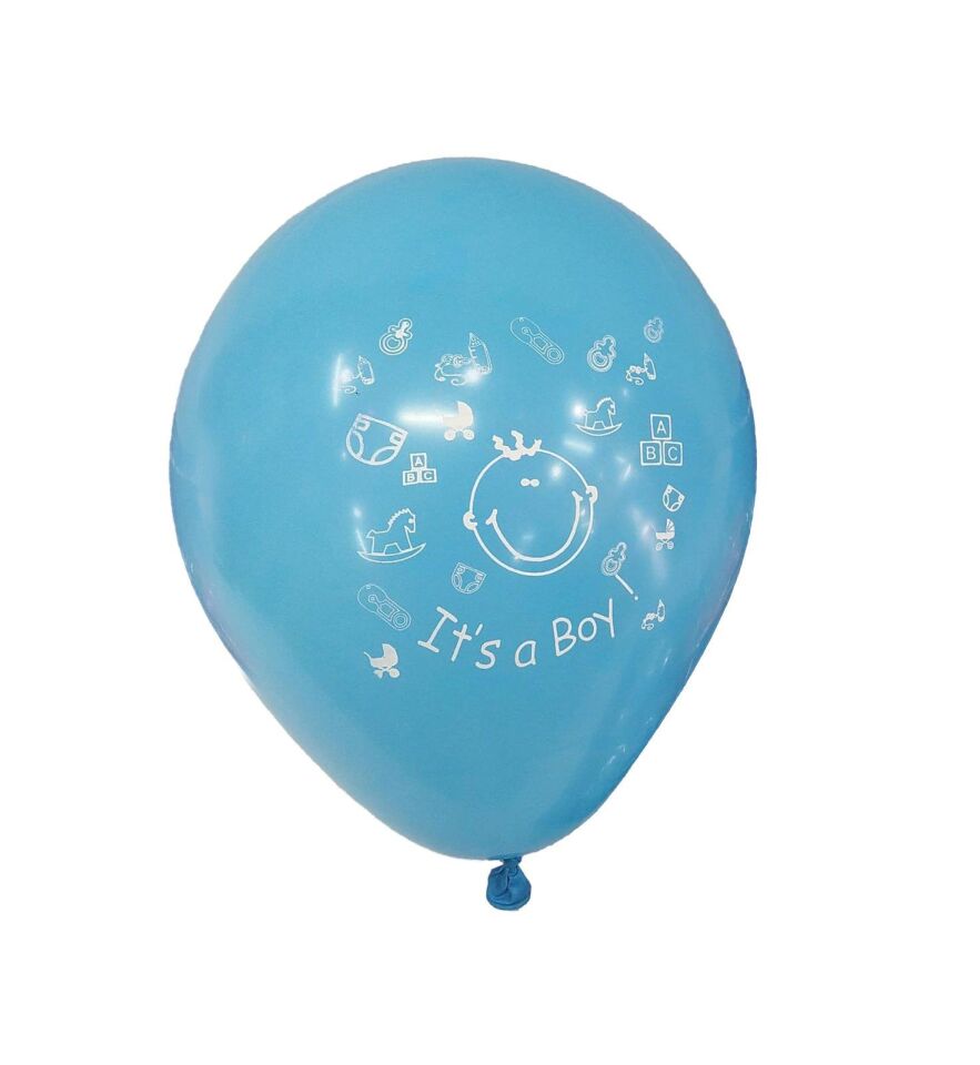 BALON BASKILI IT IS A BOY MAVİ 100'LÜ