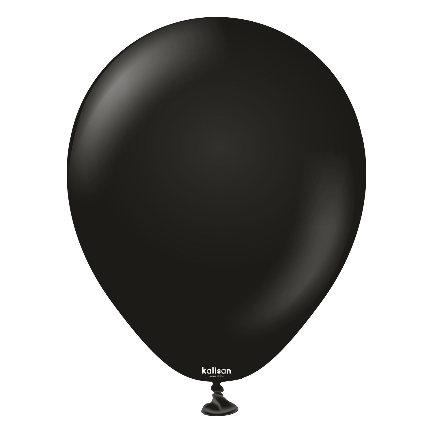 BALON 12'' DÜZ RENK BLACK(SİYAH) 5 Lİ KALİSAN