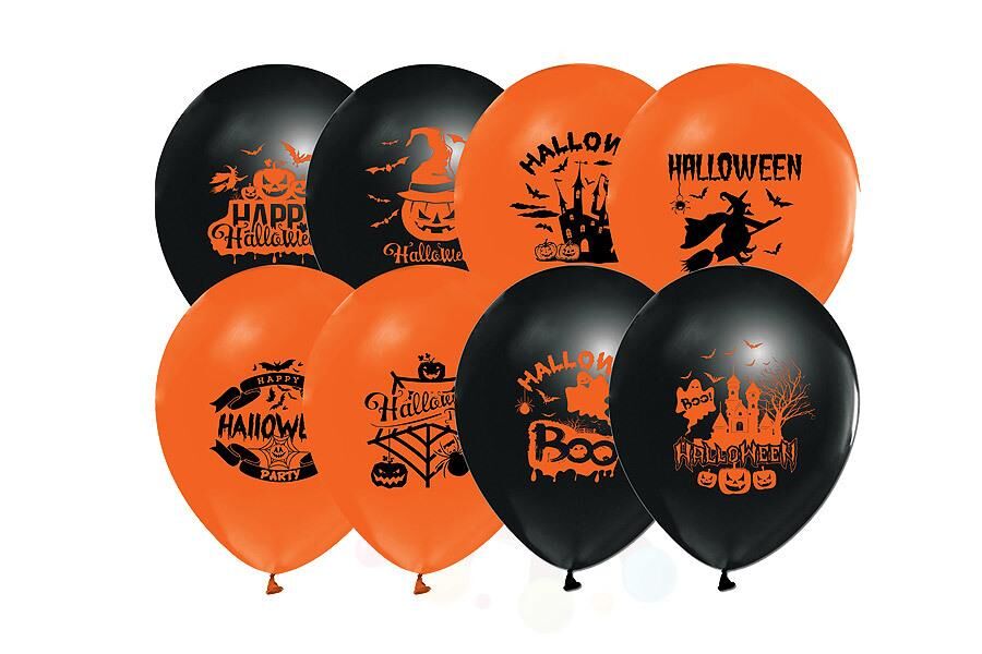 BALON BASKILI HALLOWEEN 100'LÜ