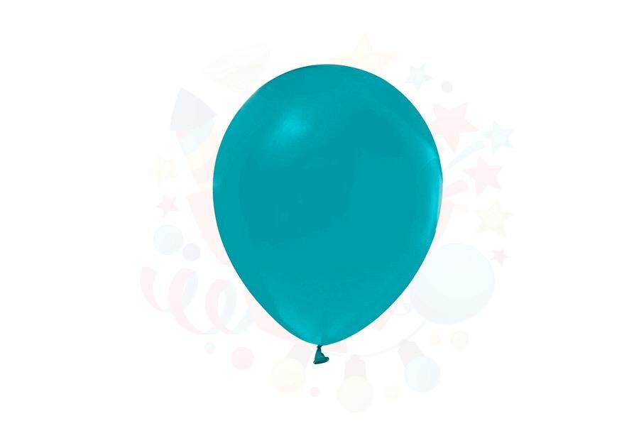 BALON DÜZ RENK TURKUAZ 100'LÜ