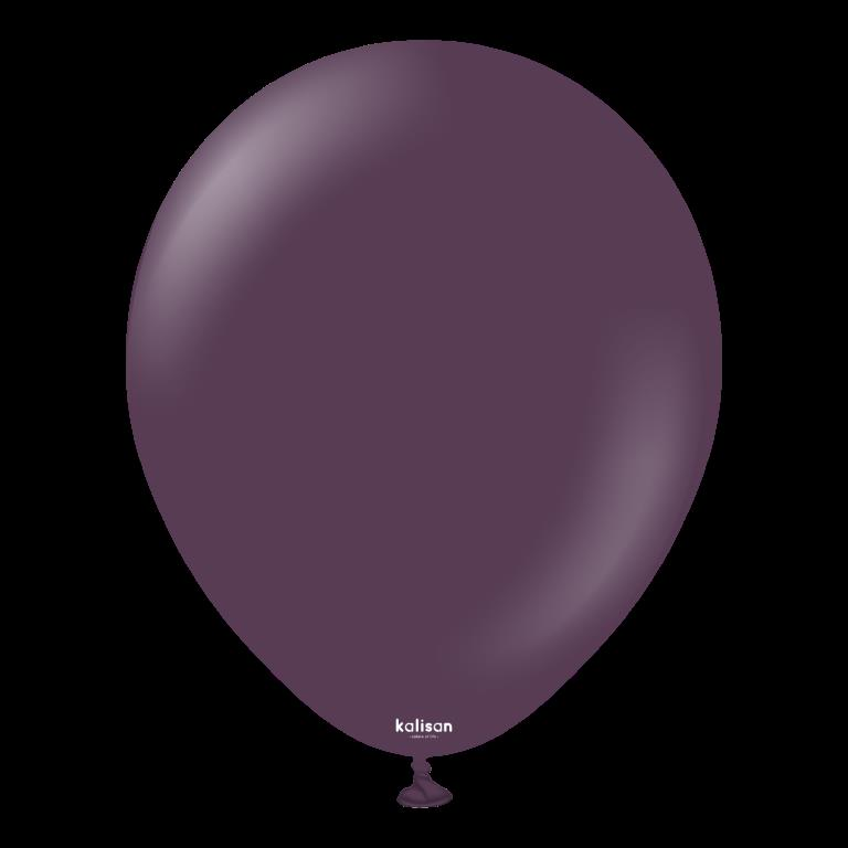 BALON 12'' DÜZ RENK PLUM(ERİK) 5 Lİ KALİSAN