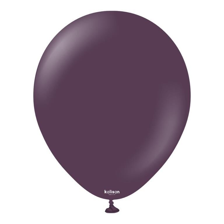 BALON 12'' DÜZ RENK PLUM(ERİK) 5 Lİ KALİSAN