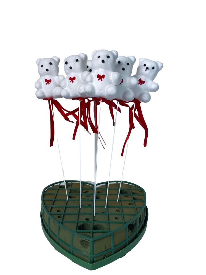 ÇUBUKLU STRAFOR AYICIK 10 LU BEYAZ