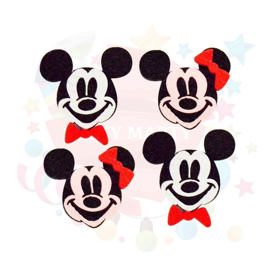 KEÇE MINNIE MICKEY YAPIŞKANLI 10 LU