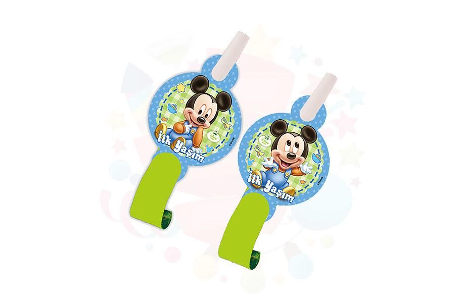 YILAN DÜDÜK LİSANSLI BABY MICKEY 6 LI