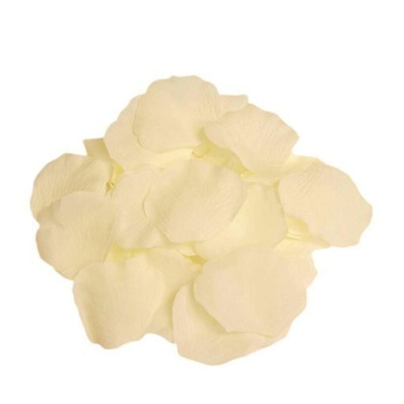 GÜL YAPRAĞI MASA KONFETİ RENKLİ 144 LÜ KREM