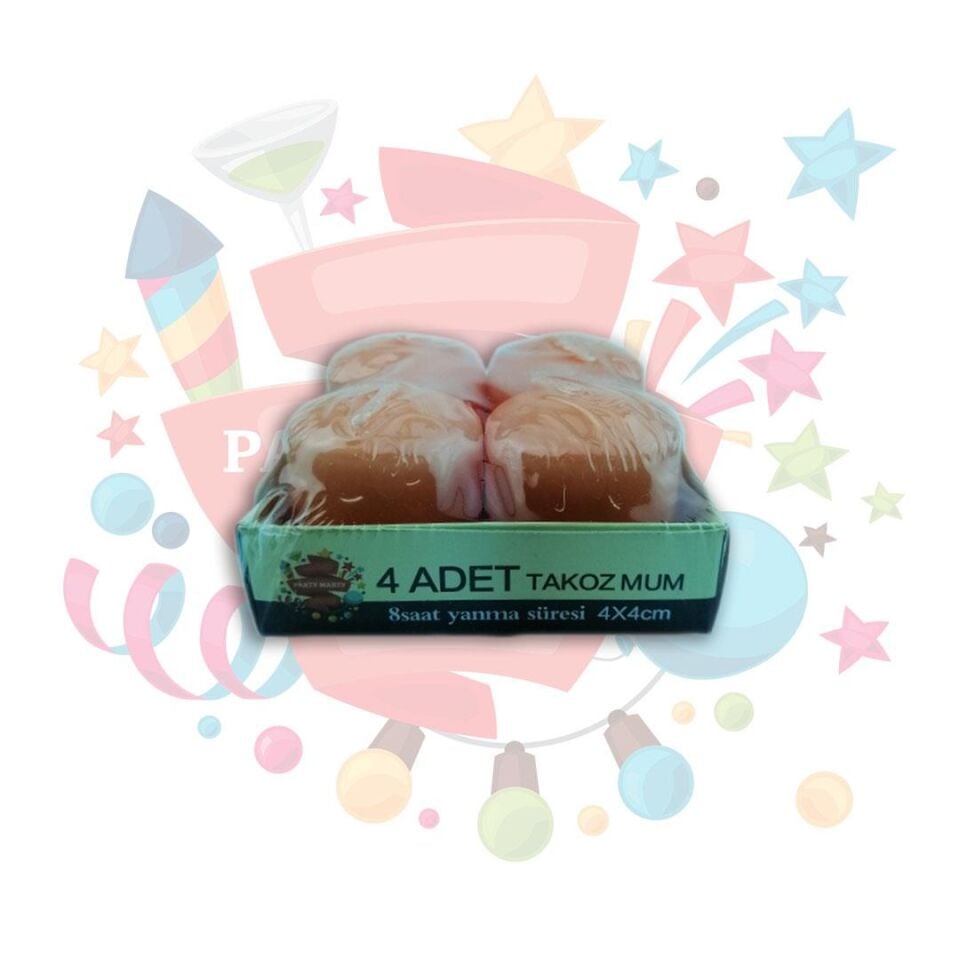 MUM TAKOZ 4*4cm 4 LÜ SOMON