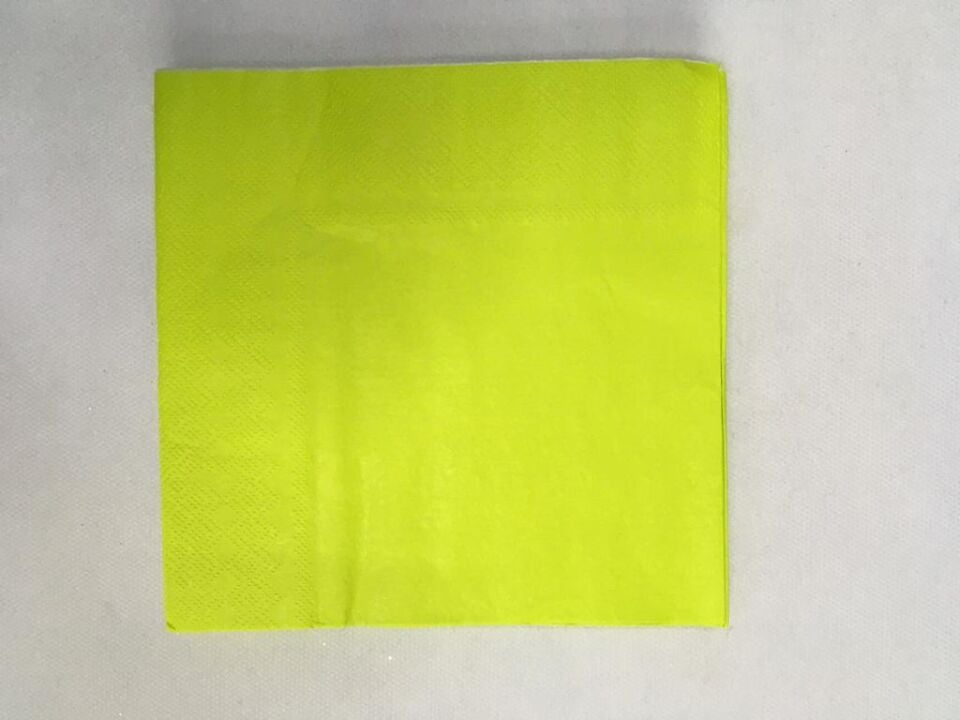 PEÇETE DÜZ RENK 20 Lİ AÇIK YEŞİL