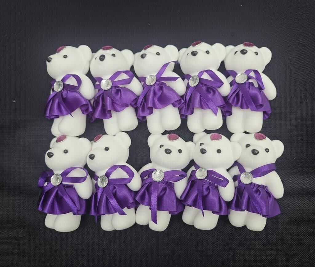 AYICIK FLOK ETEKLİ MOR 11 CM 10 LU