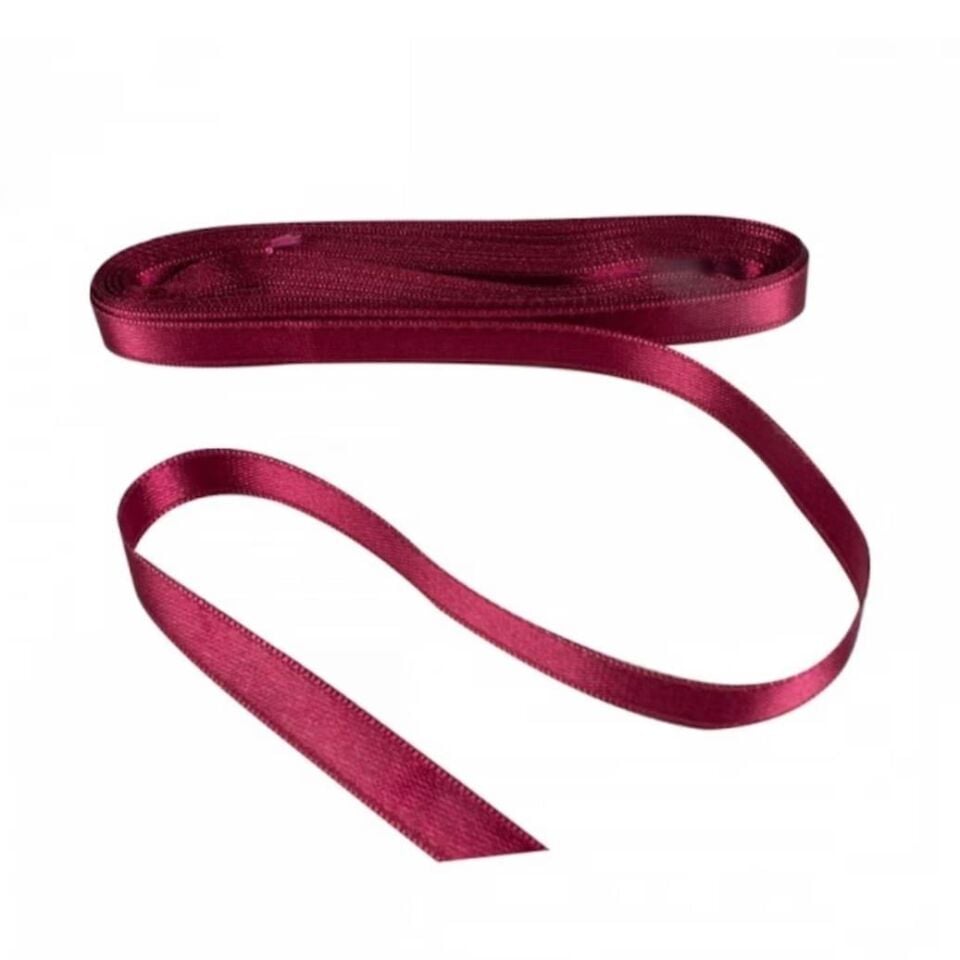 KURDELE SATEN BORDO 10 MT 1 CM