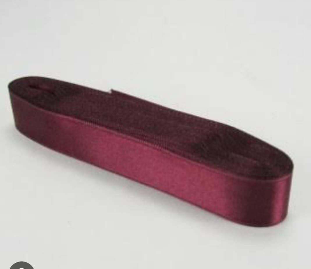 KURDELE SATEN BORDO 10 MT 2 CM