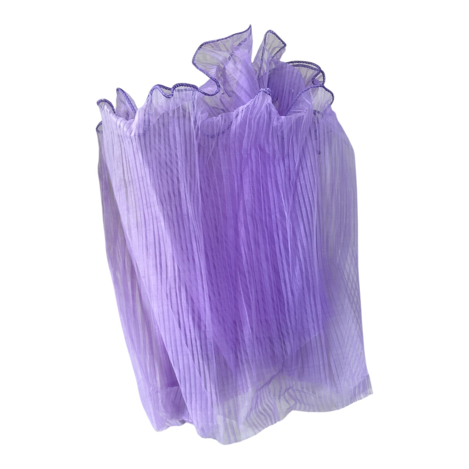 TÜL BUKETLİK KREPELİ 28 CM *4.5 MOR