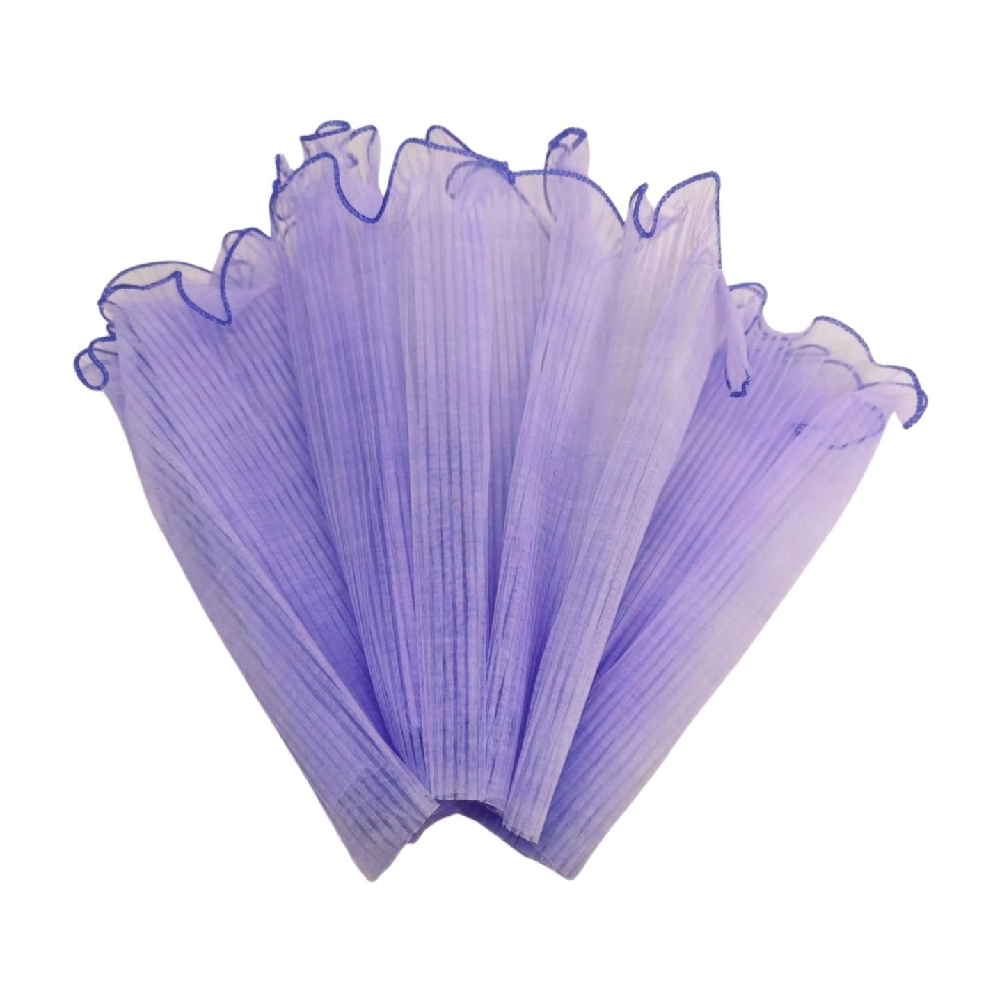 TÜL BUKETLİK  KREPELİ 28 CM *4.5 Y MOR