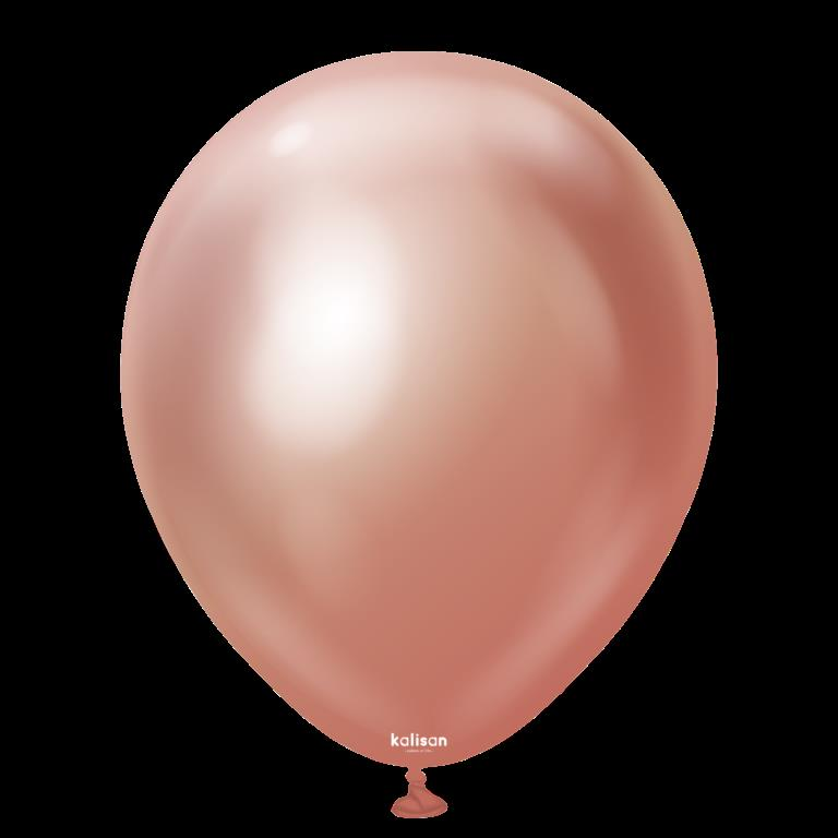 BALON 12'' KROM(MİRROR) ROSEGOLD 5 Lİ KALİSAN
