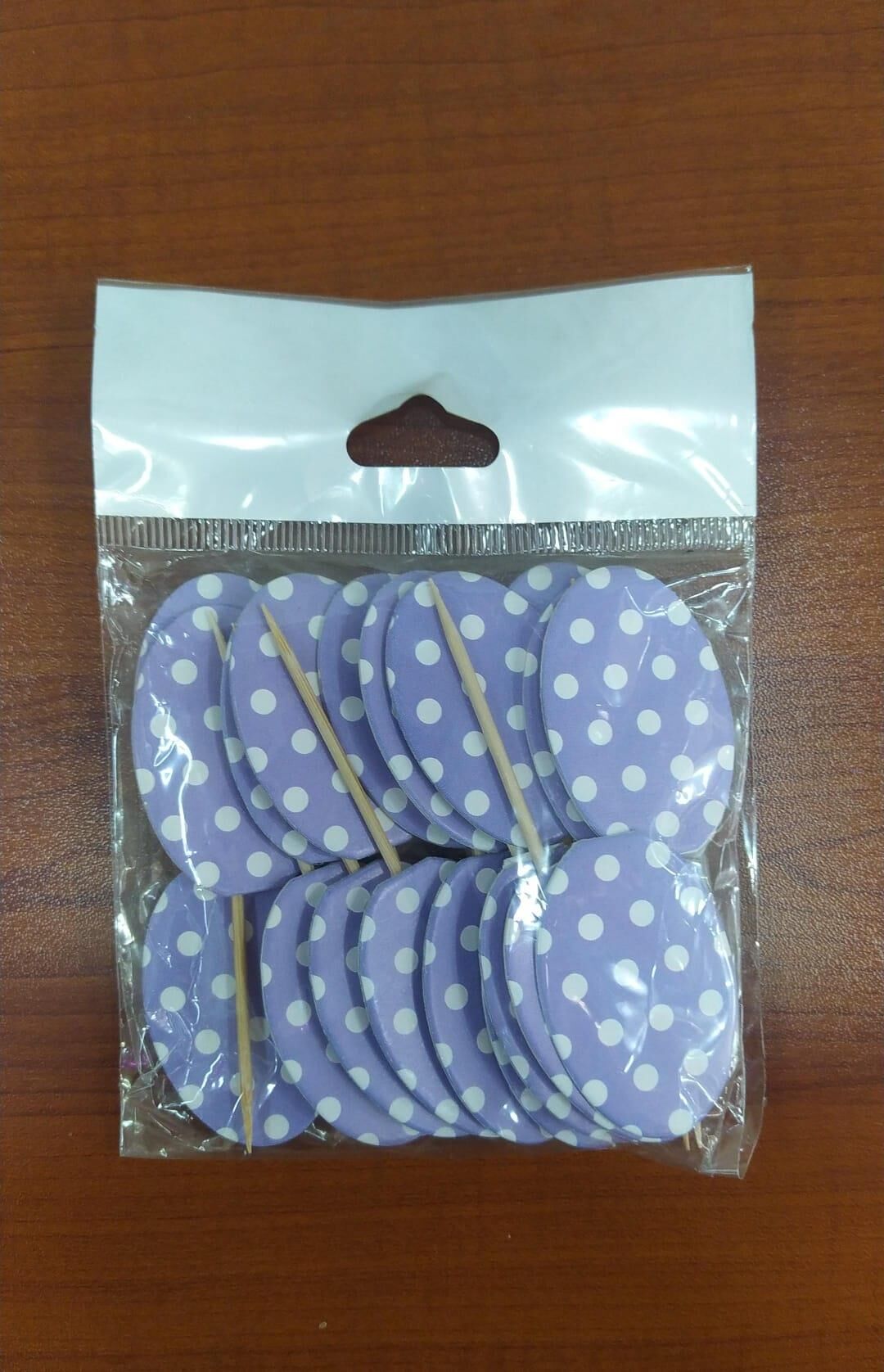 KÜRDAN KARTON TEMALI LİLA PUANLI 20 Lİ