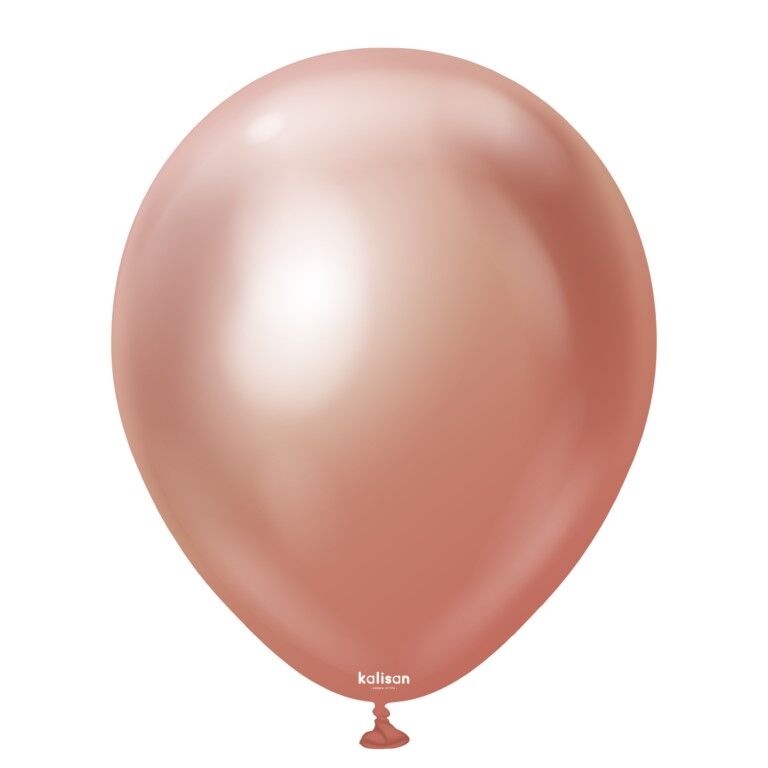 BALON 12'' KROM(MİRROR) ROSEGOLD 5 Lİ KALİSAN