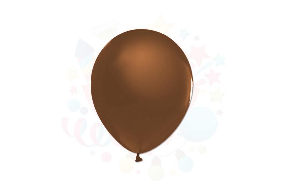 BALON METALİK KAHVERENGİ 100LÜ