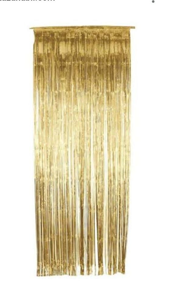 FUNKO SAÇAK KAPI SÜSÜ 1 MT*2 MT ALTIN