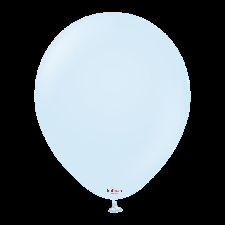 BALON 12'' MAKARON BABY BLUE 5 Lİ KALİSAN