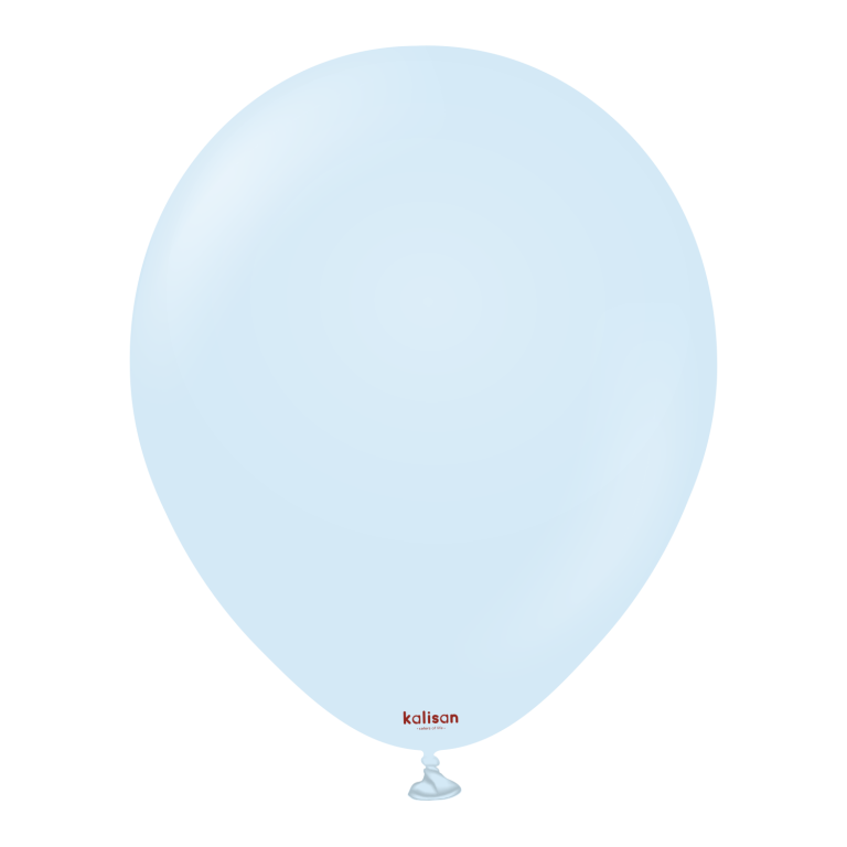 BALON 12'' MAKARON BABY BLUE 5 Lİ KALİSAN