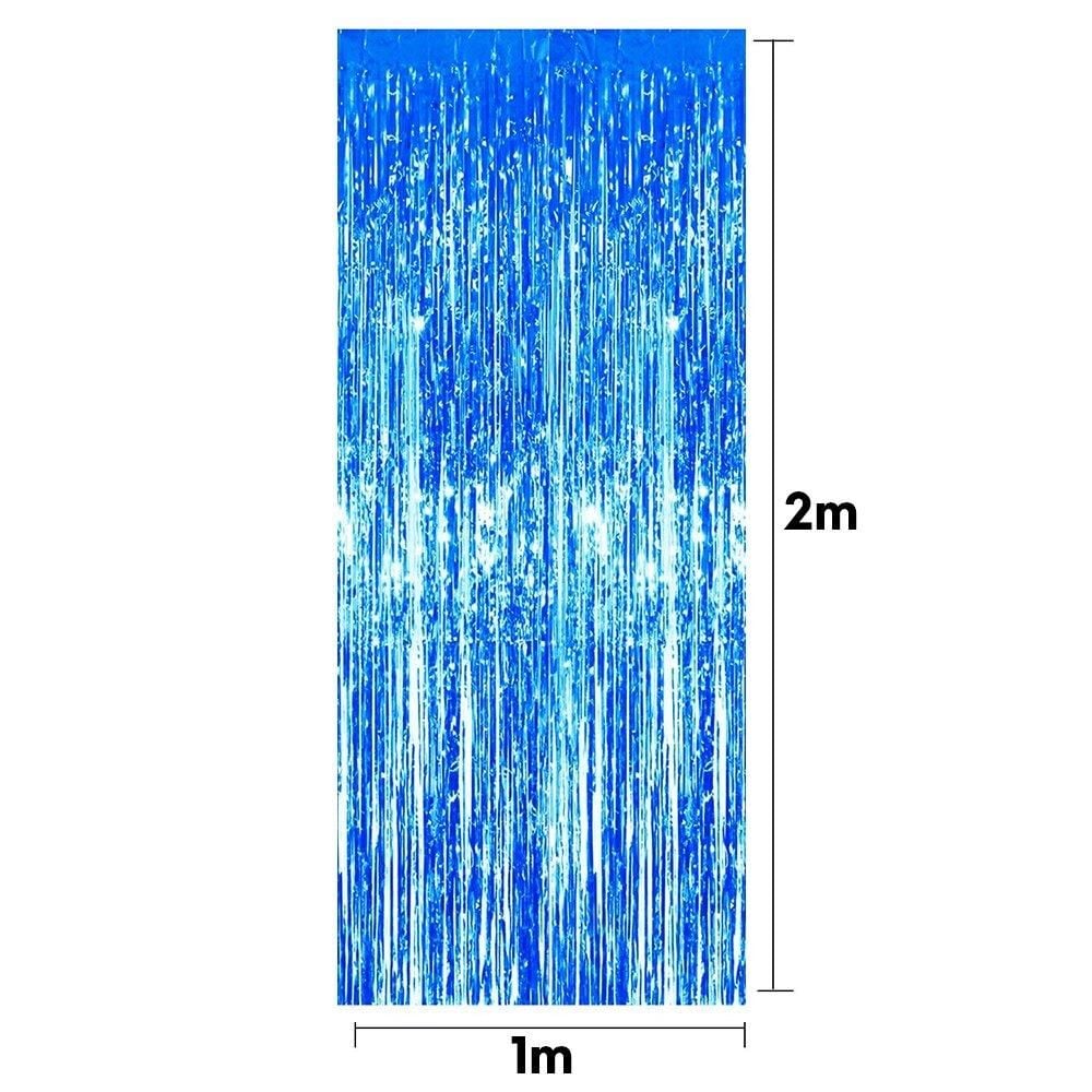 FUNKO SAÇAK KAPI SÜSÜ 1 MT*2 MT MAVİ