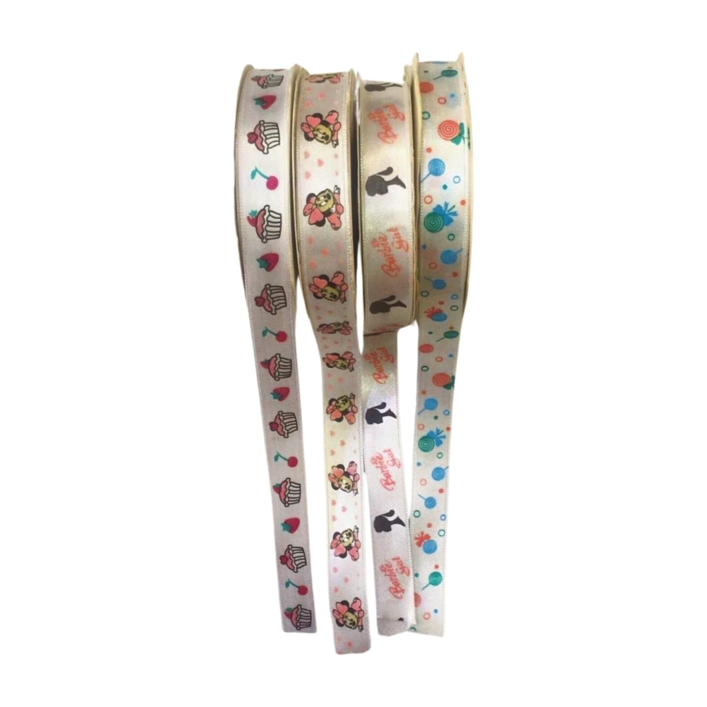 KURDELE SATEN MAKARA BASKILI 10 MT 1.5 CM