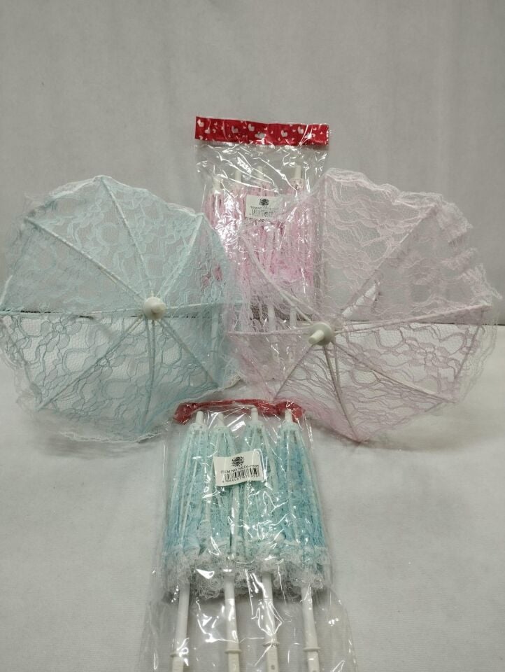 ŞEMSİYE SÜS 25 CM DANTELLİ