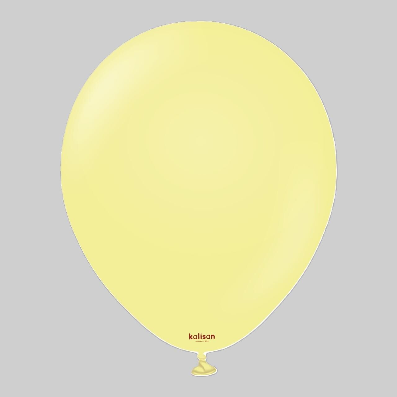 BALON 12'' MAKARON YELLOW 5 Lİ  KALİSAN