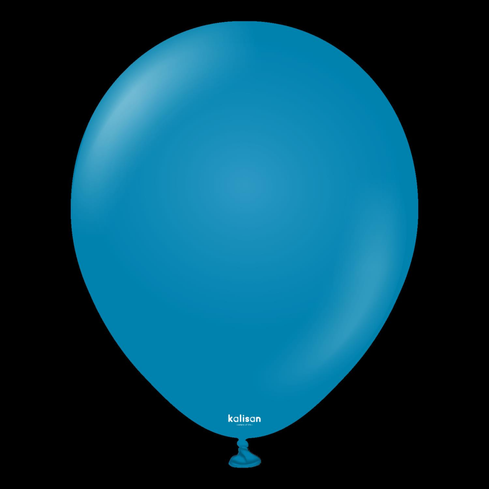 BALON 12'' RETRO DEEPBLUE(DERİN OKYA 5 Lİ KALİSAN