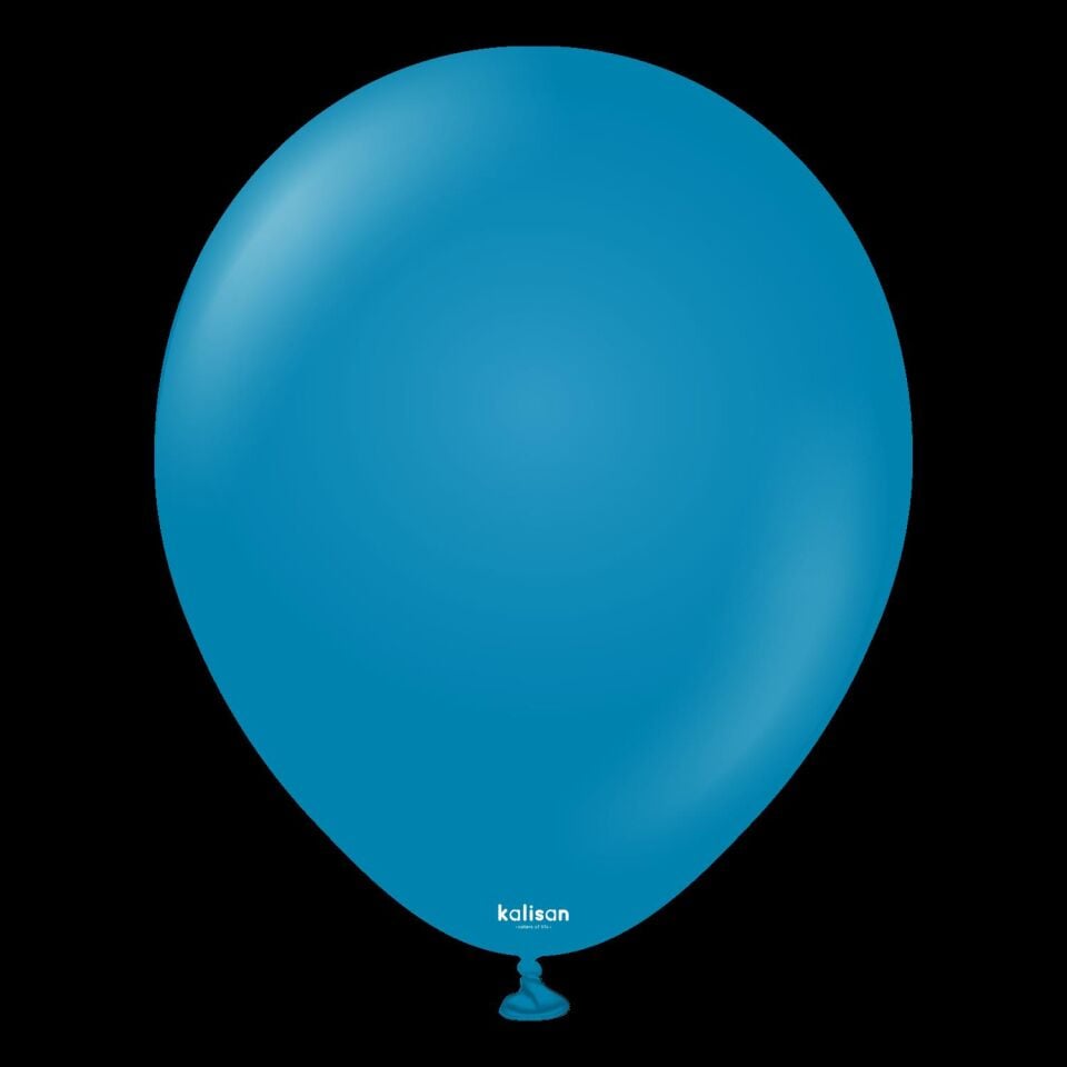 BALON 12'' RETRO DEEPBLUE(DERİN OKYA 5 Lİ KALİSAN