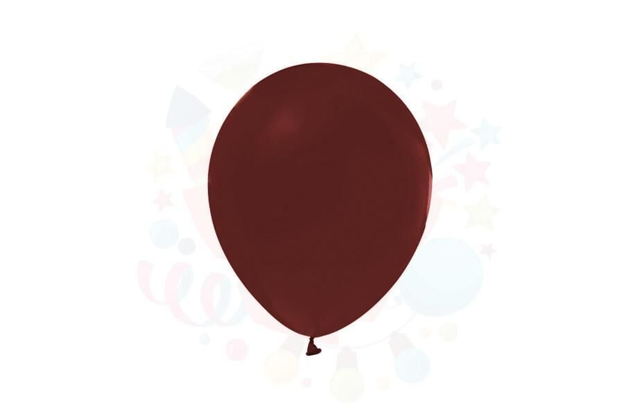 BALON DÜZ RENK BORDO 100'LÜ