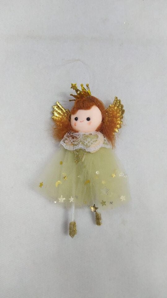 NOEL SÜS TÜLLÜ ELBİSELİ MELEK  BEBEK