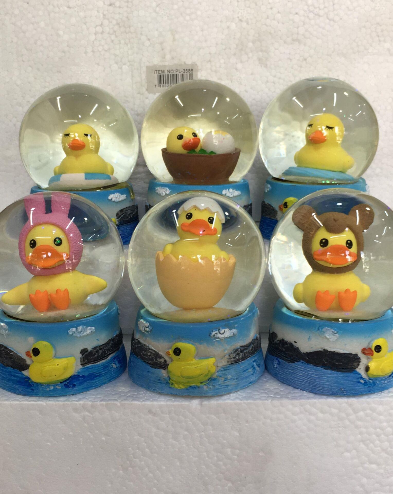 KAR KÜRESİ ÖRDEK ORTA BOY IŞIKLI MED