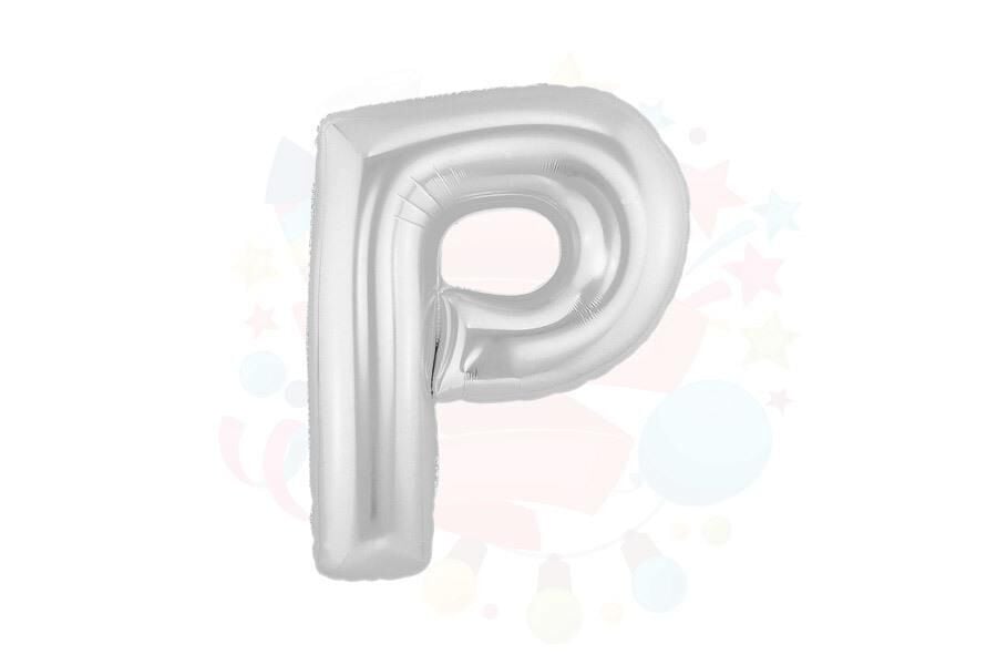 BALON FOLYO 40'' HARF GÜMÜŞ P