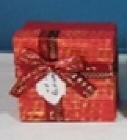 KUTU KARE SWEET LOVE KIRMIZI TEKLİ