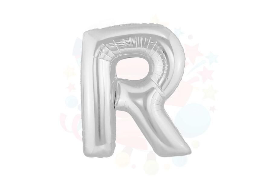 BALON FOLYO 40'' HARF GÜMÜŞ R