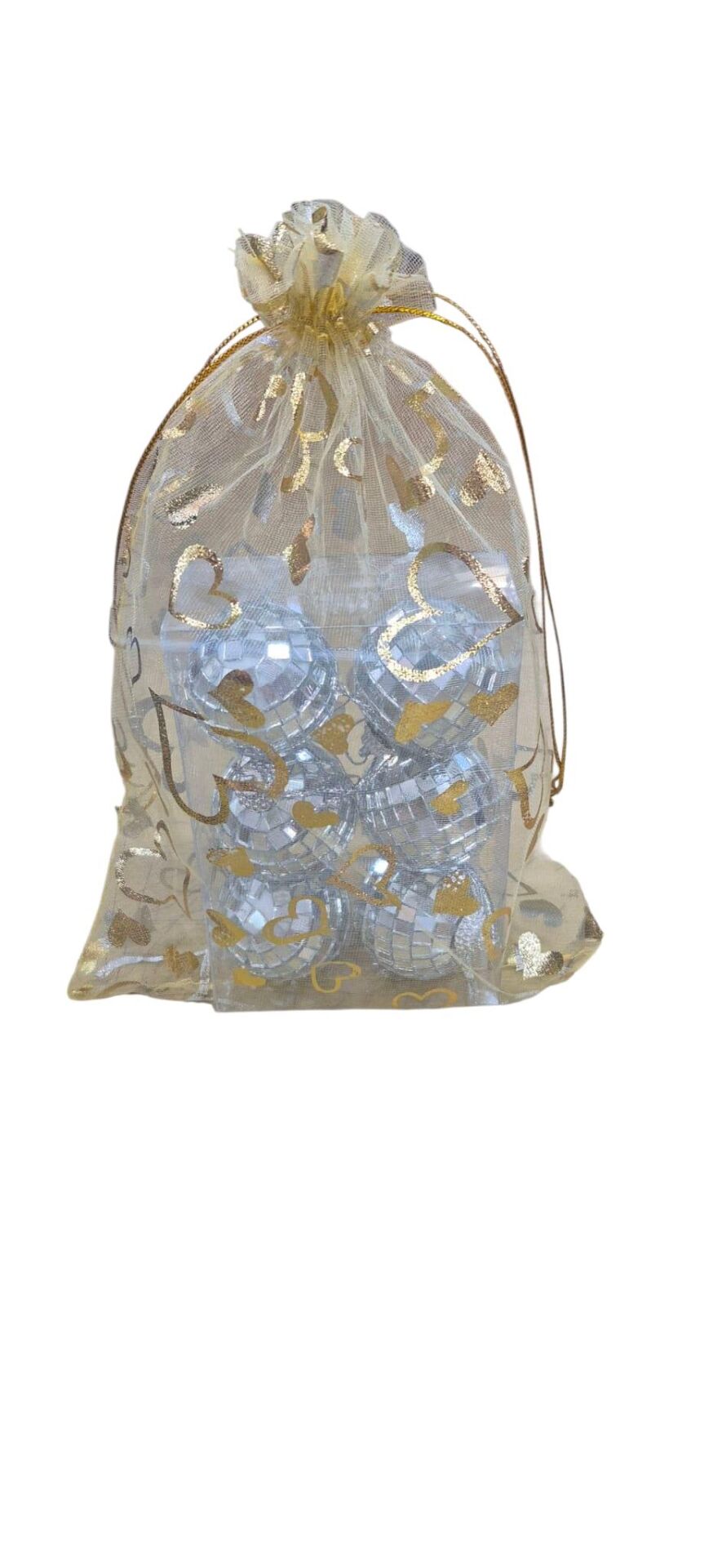 TÜL KESE SİMLİ DESENLİ ALTIN&KIRMIZI 20*30 100 LÜ