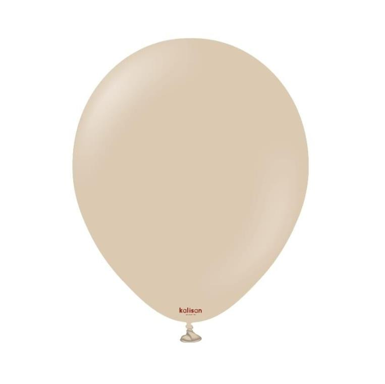 BALON 12''DÜZ RENK HAZELNUT(F.KAH.) 5 Lİ KALİSAN