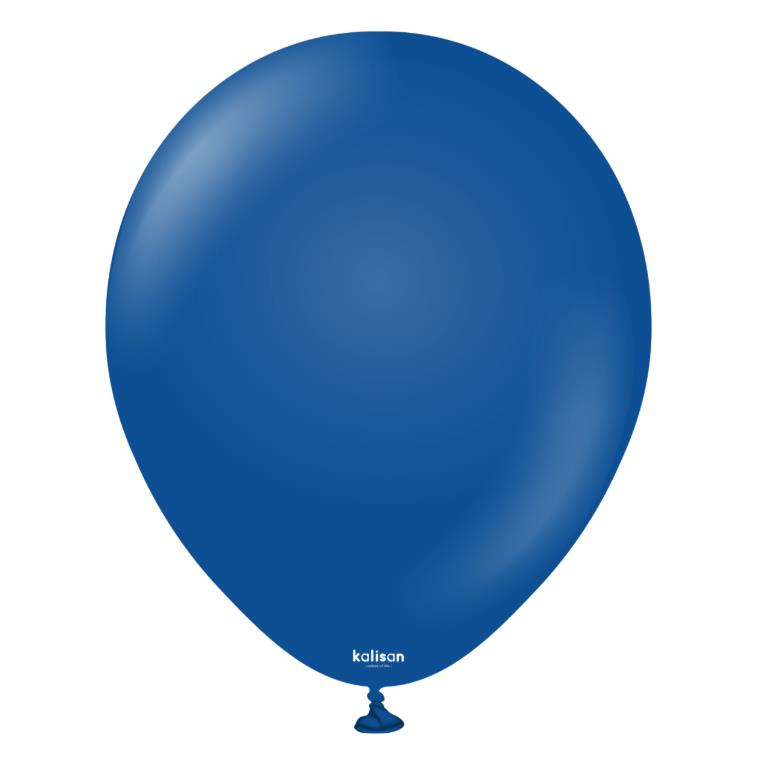 BALON 12''DÜZRENK DARK BLUE (LACİVERT) 5 Lİ KALİSAN