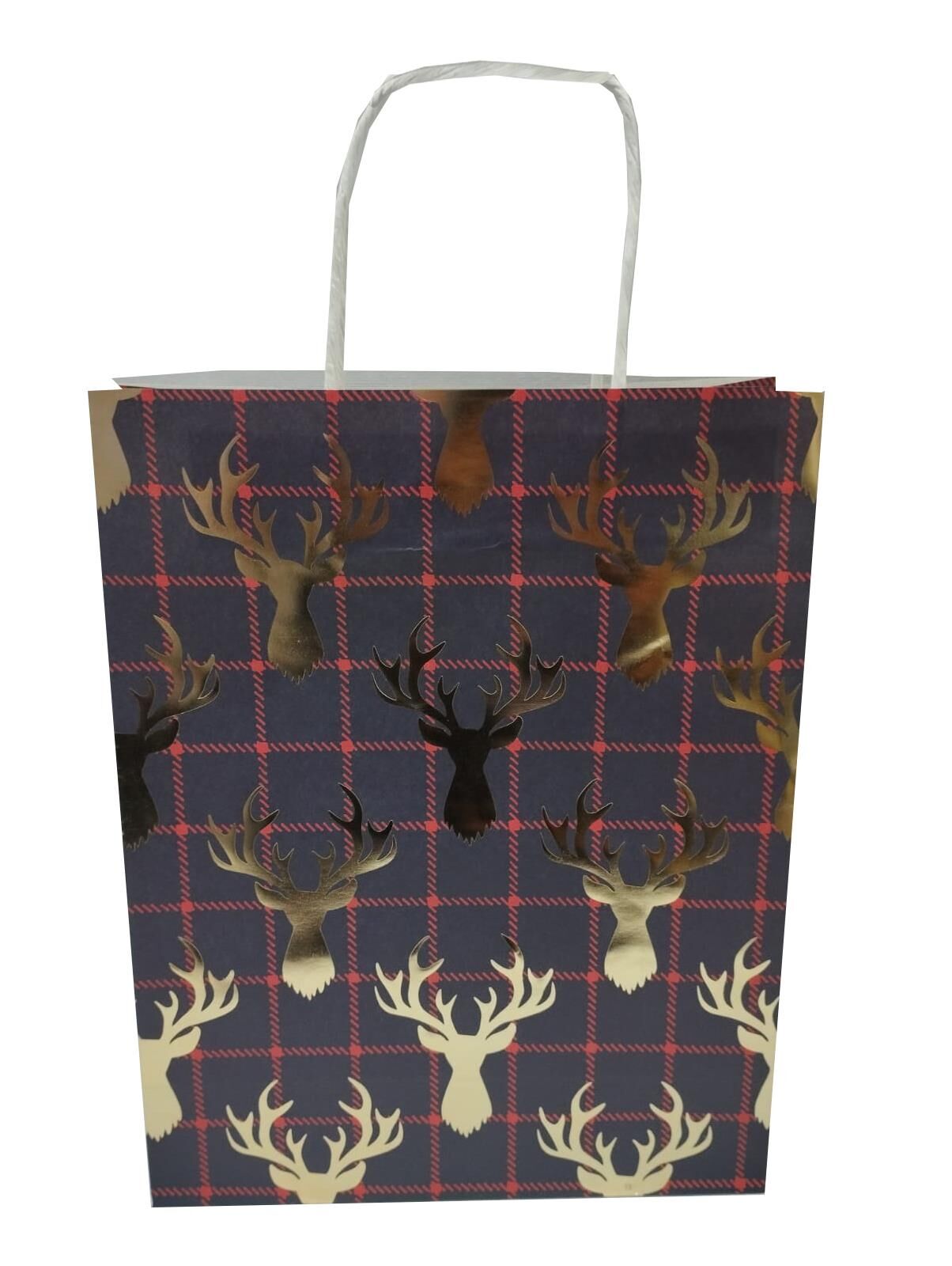 ÇANTA BÜKÜM SAPLI VARAKBASKI GEYİKLİ 18*24 12 Lİ