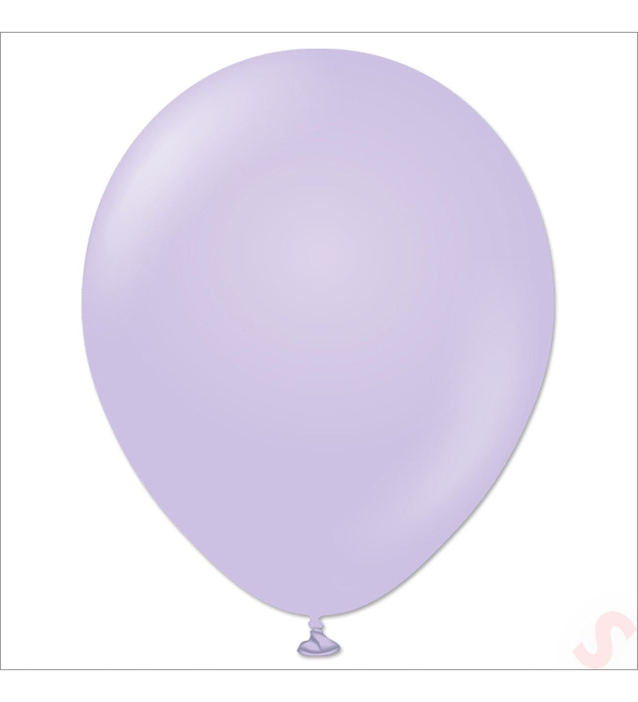 BALON MARKET DÜZ RENK AÇIK VİYOLET 10 LU