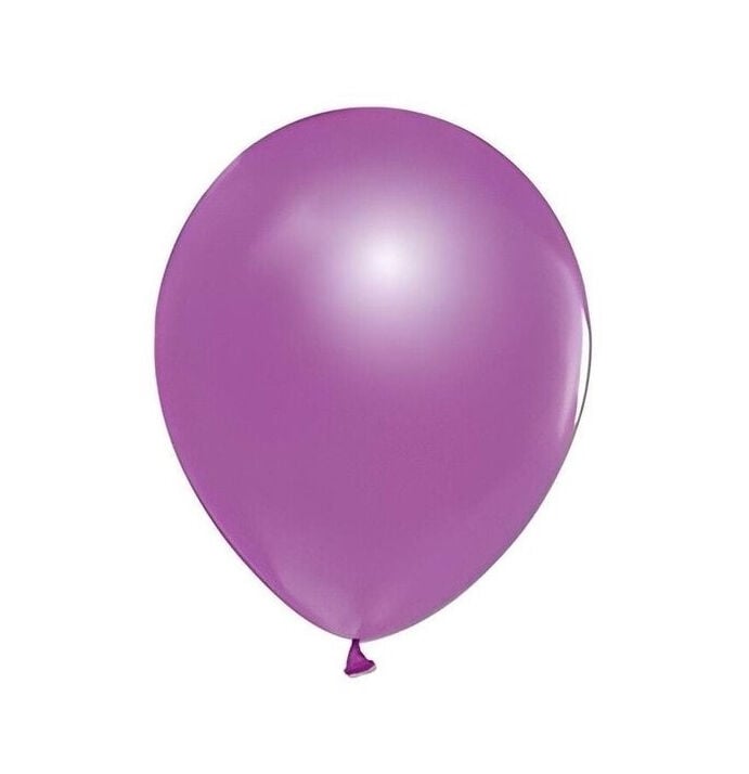 BALON MARKET DÜZ RENK AÇIK VİYOLET 10 LU