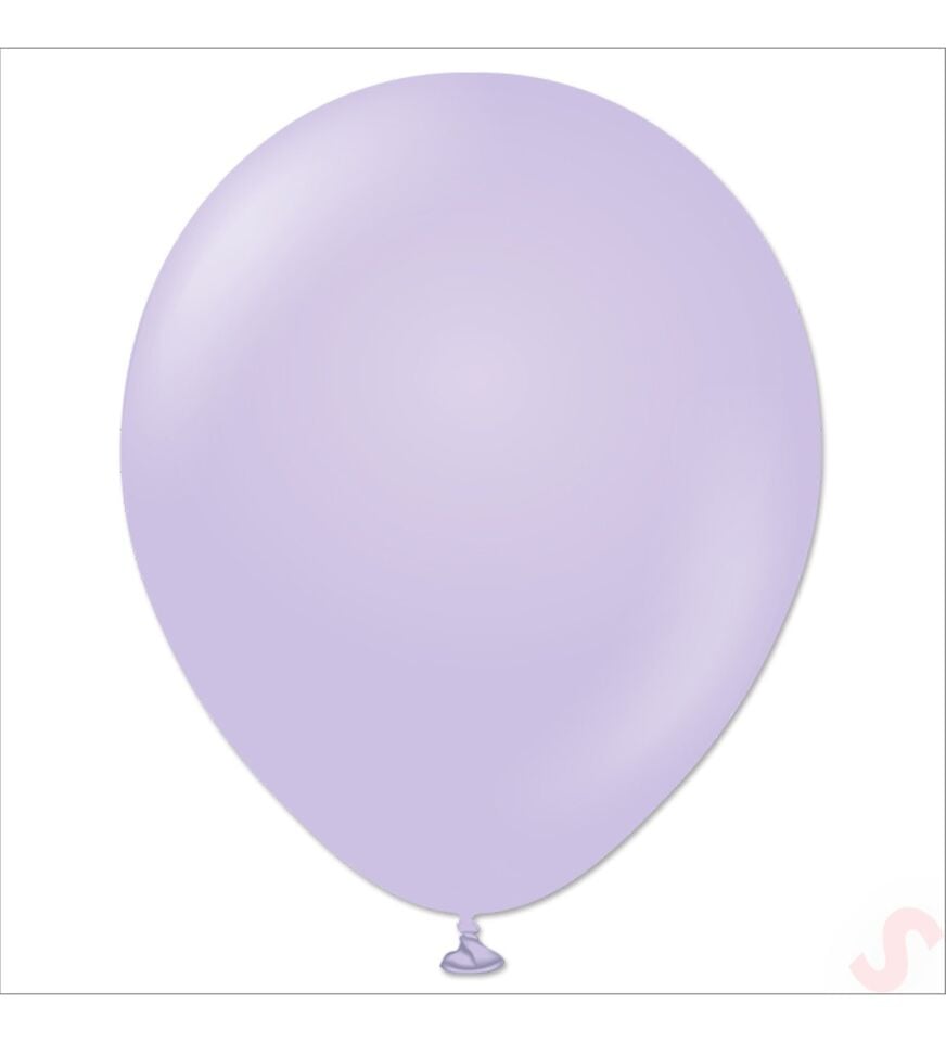 BALON MARKET DÜZ RENK AÇIK VİYOLET 10 LU