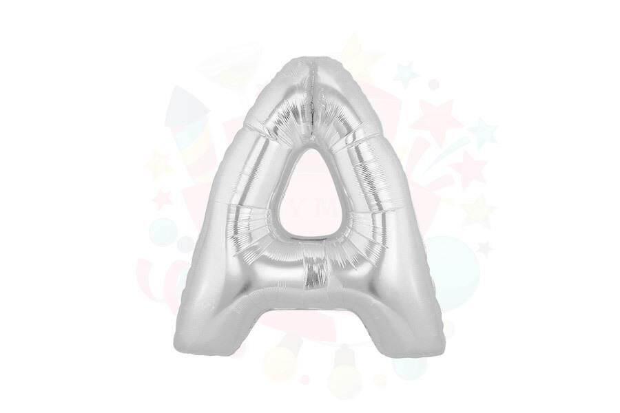 BALON FOLYO 40'' HARF GÜMÜŞ A