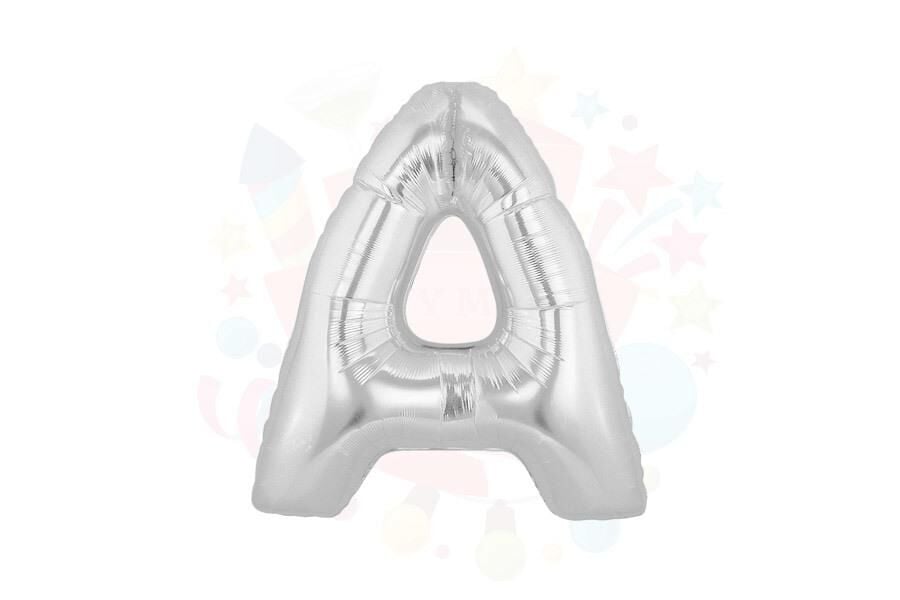 BALON FOLYO 40'' HARF GÜMÜŞ A