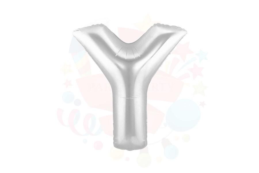 BALON FOLYO 40'' HARF GÜMÜŞ Y