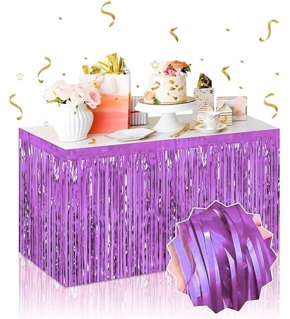 FUNKO SAÇAK KAPI SÜSÜ 1 MT*2 MT MOR