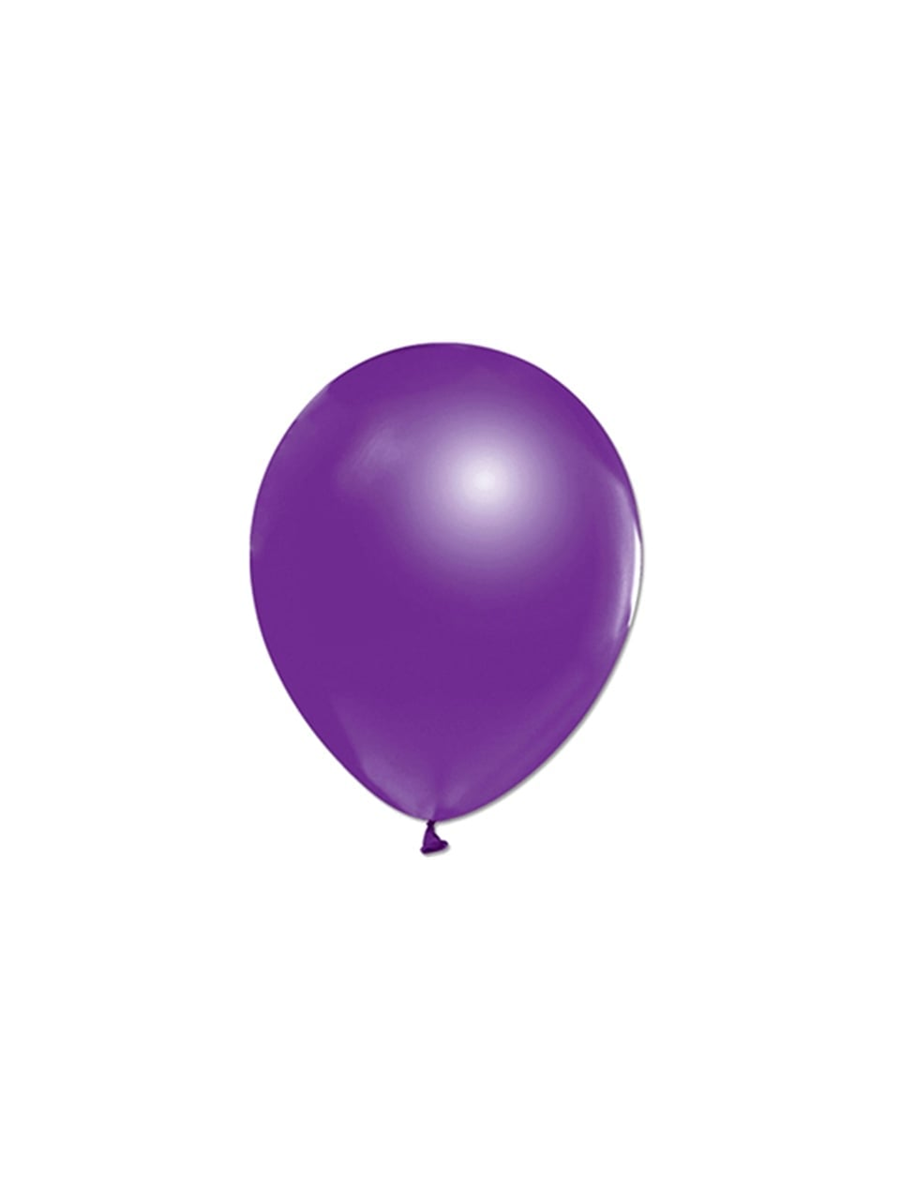 BALON MARKET DÜZ RENK KOYU VİYOLET 10 LU